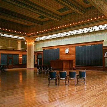stock exchange room